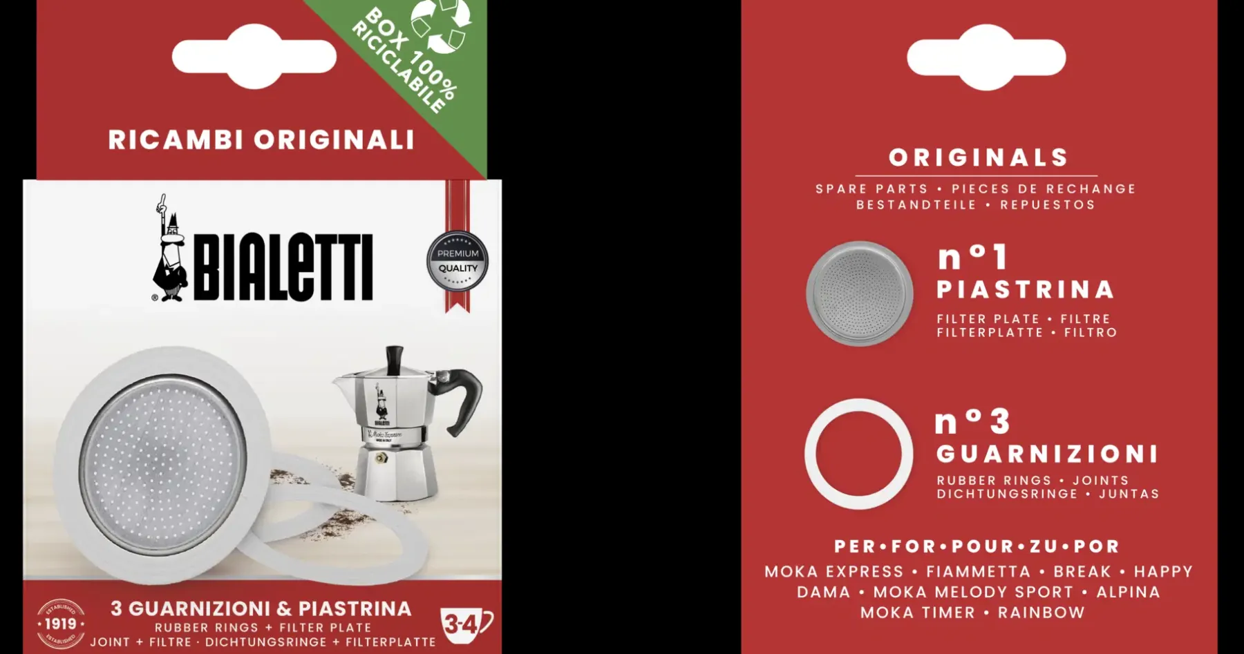 Sale 3 TIIVISTETTÄ JA FILTTERI 3 ja 4 k. Moka Express Keittiötarvikkeet