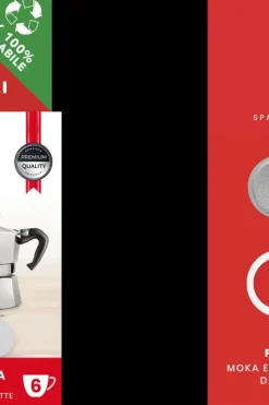 Clearance 3 TIIVISTETTÄ JA FILTTERI 6 k. Moka Express Keittiötarvikkeet