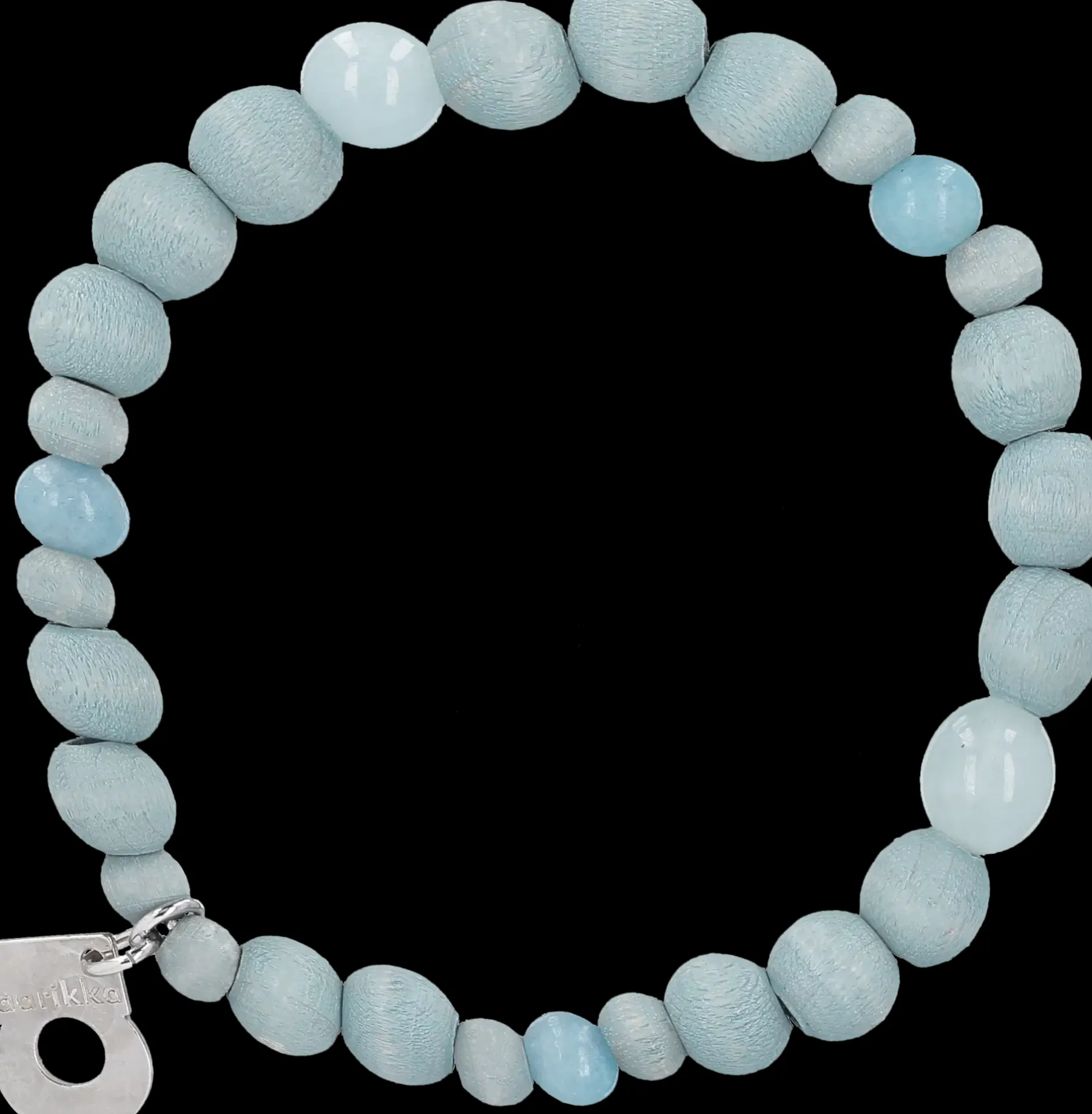 Aarikka Korut<Akvamariini rannekoru