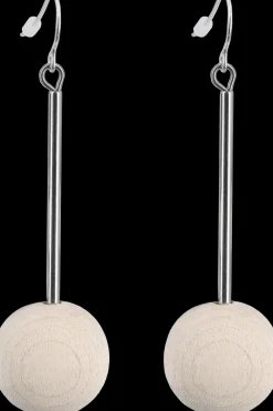 Aarikka Korut<Elsa korvakorut valkoinen