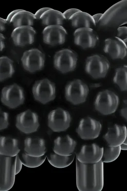 Aarikka Koriste-esineet<Juhlapässi veistos 24 x 16,5 cm, musta