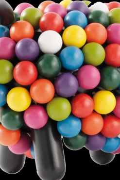 Pässi veistos 36 x 25 cm, musta/värikäs Koriste-esineet