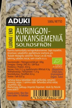 Aduki Pähkinät, Siemenet Ja Muut Kuivatuotteet<Luomu Auringonkukansiemen 500g