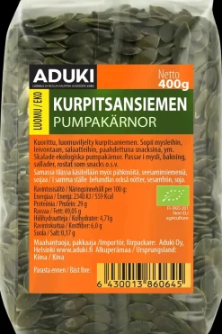 Sale luomu kurpitsansiemen 400g Pähkinät, Siemenet Ja Muut Kuivatuotteet