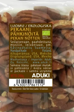 Hot luomu pekaanipähkinä 200g Pähkinät, Siemenet Ja Muut Kuivatuotteet