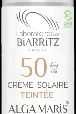 Laboratoires De Biarritz Ihohaasteet|Ihonhoito<Alga Maris Sävyttävä aurinkovoide kasvoille SPF50 Beige 50ml