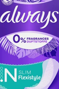 Always Kuukautiset Ja Intiimihygienia<40kpl Flexistyle Slim pikkuhousunsuoja