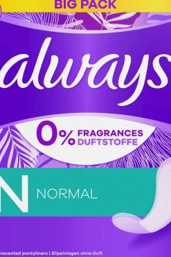 Always Kuukautiset Ja Intiimihygienia<60kpl Normal pikkuhousunsuoja