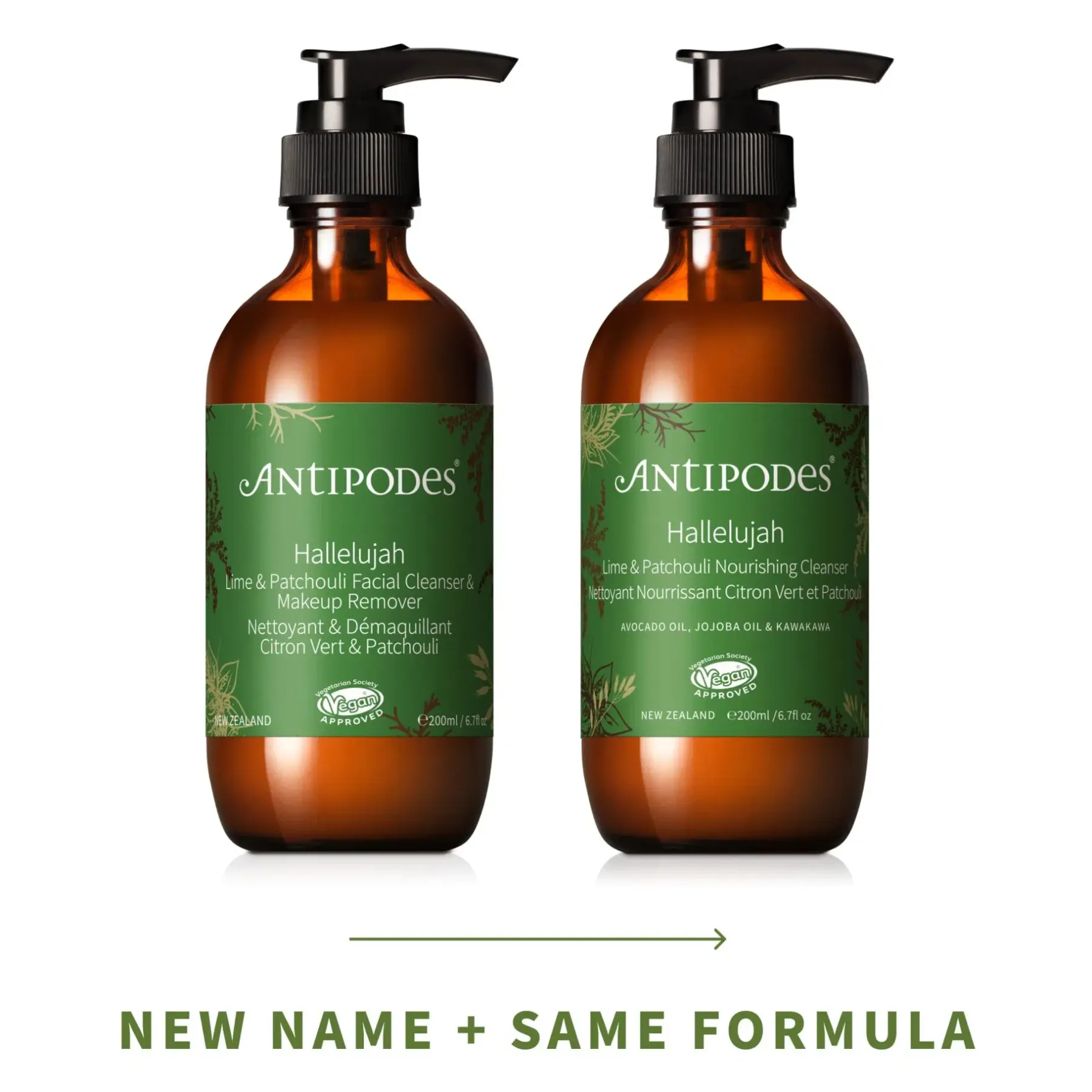 Antipodes Kasvojenhoito<Hallelujah Lime & Patchouli Nourishing Cleanser puhdistusvoide 200 ml