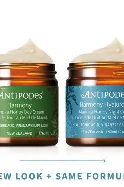 Antipodes Kasvojenhoito<Harmony Hyaluronic Manuka Honey Night Cream yövoide 60 ml