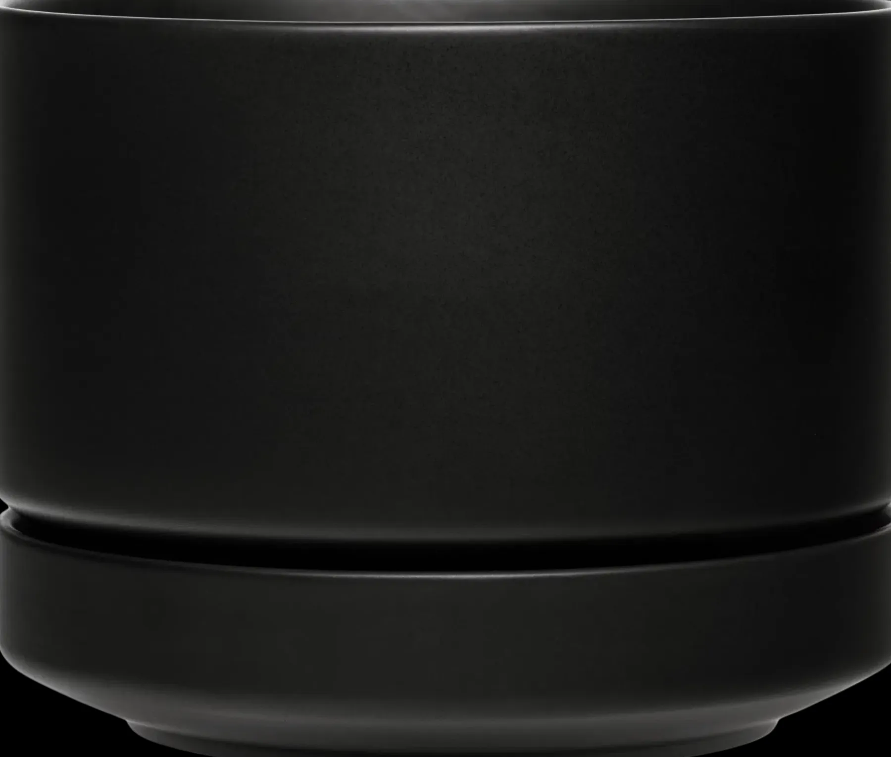 Arabia Kukkaruukut|Maljakot<kukkaruukku SN 19cm matta musta