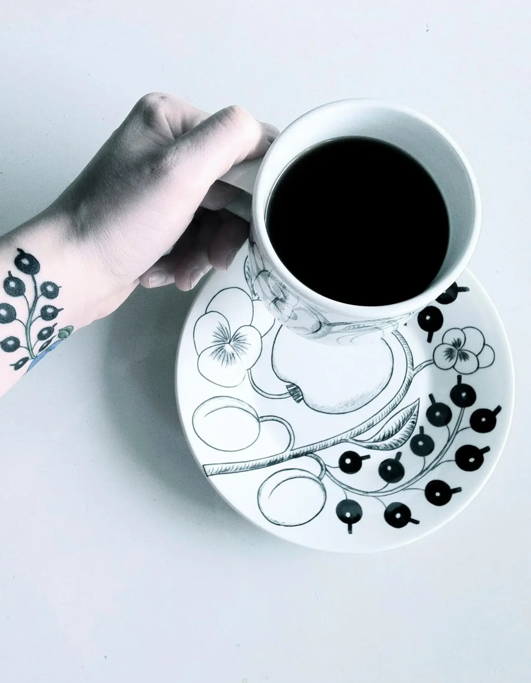 Sale Paratiisi lautanen 16,5 cm, musta Lautaset