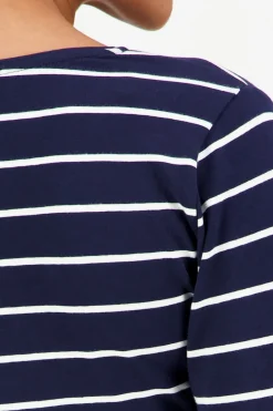 Aventura Pluskoot|Paidat Ja Topit<raidallinen 3/4 hihainen trikoopusero