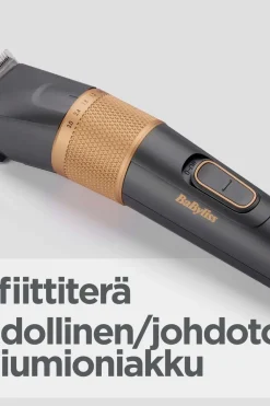 BaByliss Hiusten Muotoilulaitteet<hiustenleikkuukone Graphite Precision