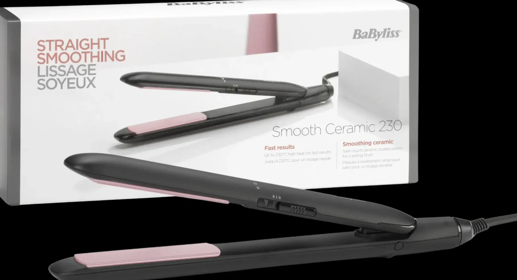 BaByliss Hiusten Muotoilulaitteet<suoristusrauta Smooth Ceramic 230