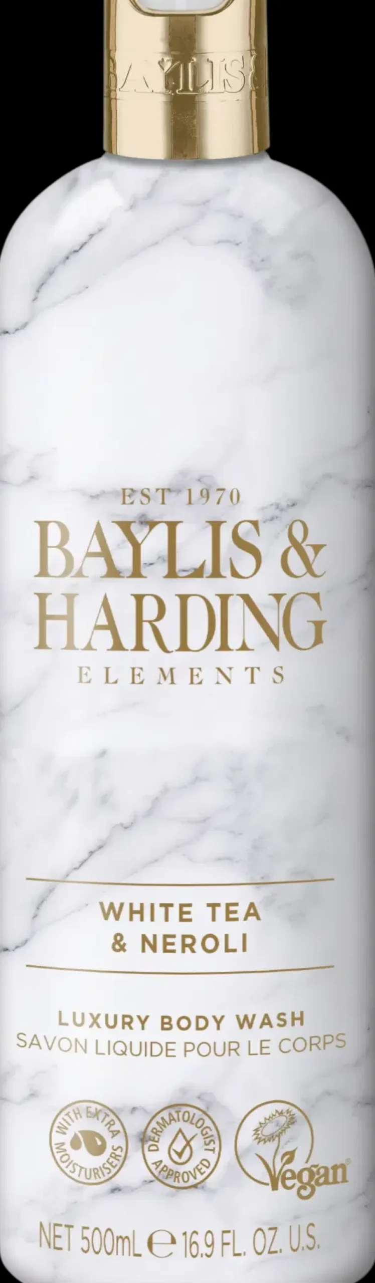 Baylis u0026 Harding Vartalonhoito<Baylis & Harding Elements White Tea & Neroli 500ml suihkusaippua