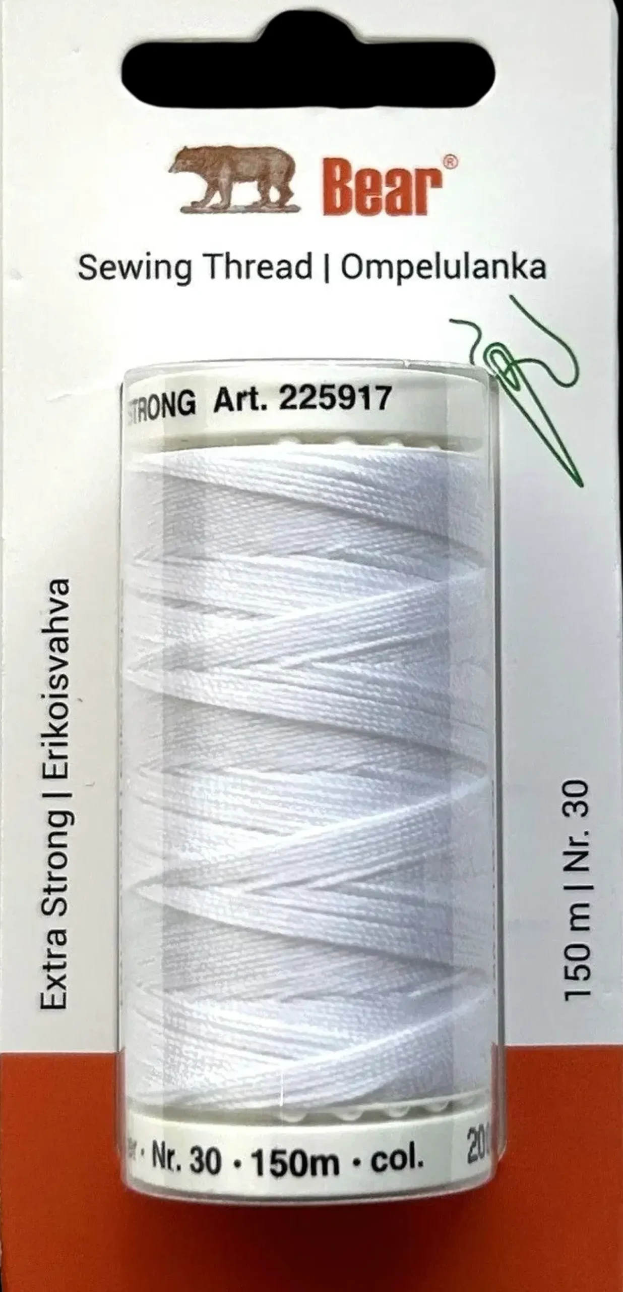 BEAR Muut Käsityötarvikkeet<erikoisvahva karhulanka 150 m, valkoinen