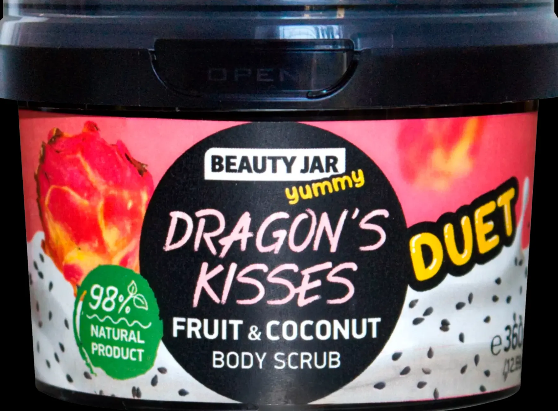 Beauty Jar Vartalonhoito<Yummy! Dragonfruit vartalokuorinta 360 g
