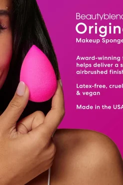 Clearance Original Pink meikkisieni Meikkisiveltimet Ja -Välineet