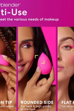 Clearance Original Pink meikkisieni Meikkisiveltimet Ja -Välineet