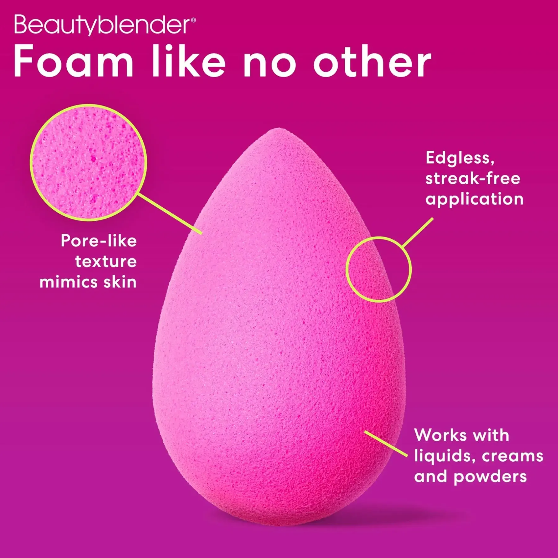 Clearance Original Pink meikkisieni Meikkisiveltimet Ja -Välineet