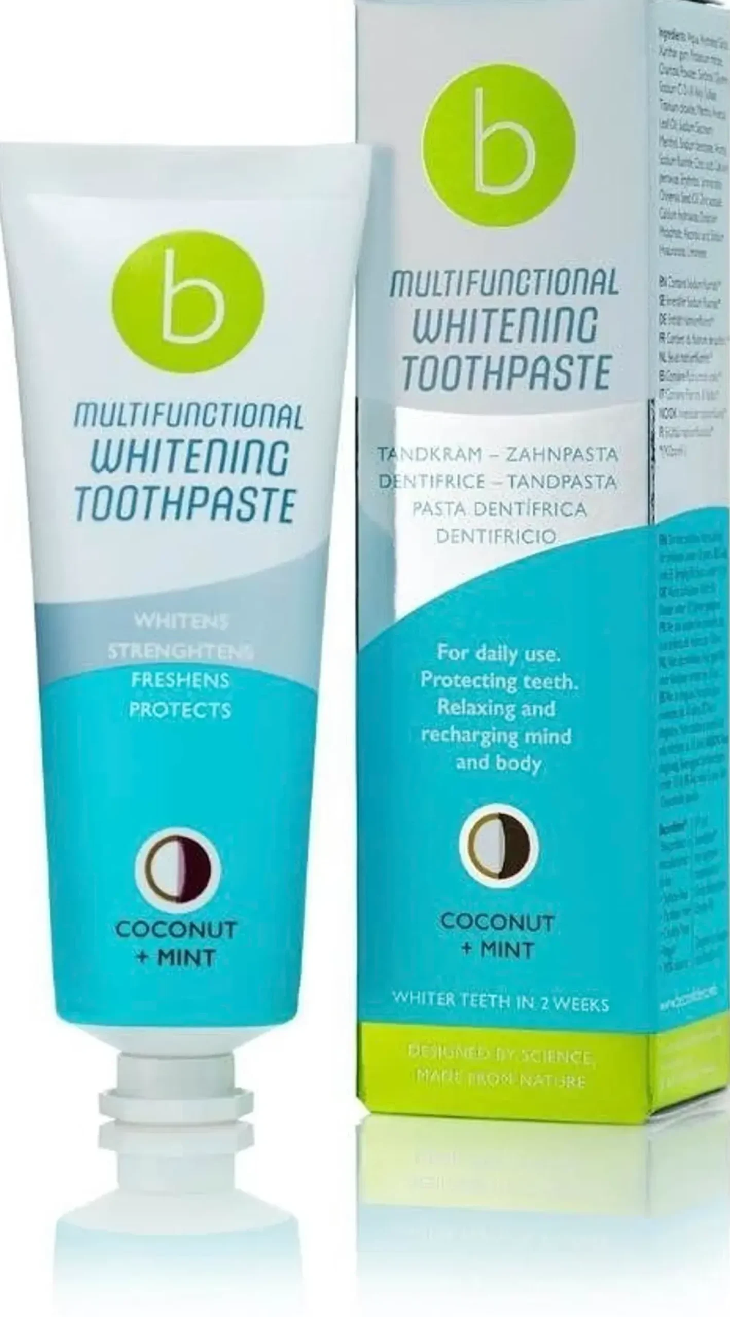 Hot hammastahna Kookos Minttu 75ml Suuhygienia|Suuhygienia