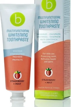 Beconfident Suuhygienia|Suuhygienia<hammastahna Mansikka Minttu 75ml