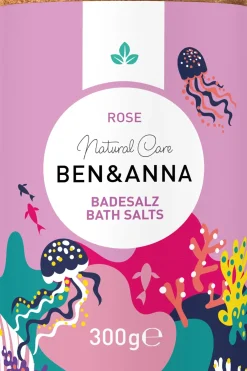 Best Ben & Anna Bath Salt Kylpysuola Rose 300g Vartalonhoito