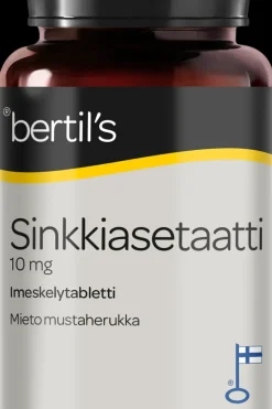 bertil's Kivennäis- Ja Hivenaineet<bertil´s Sinkkiasetaatti 120 tabl.
