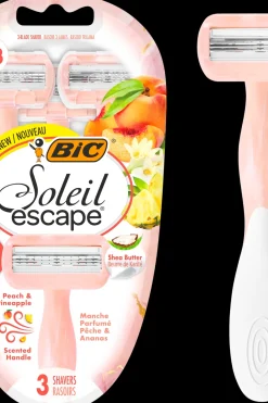 BiC Karvanpoisto<Soleil Escape 3 Peach & Pineapple-varsiterä