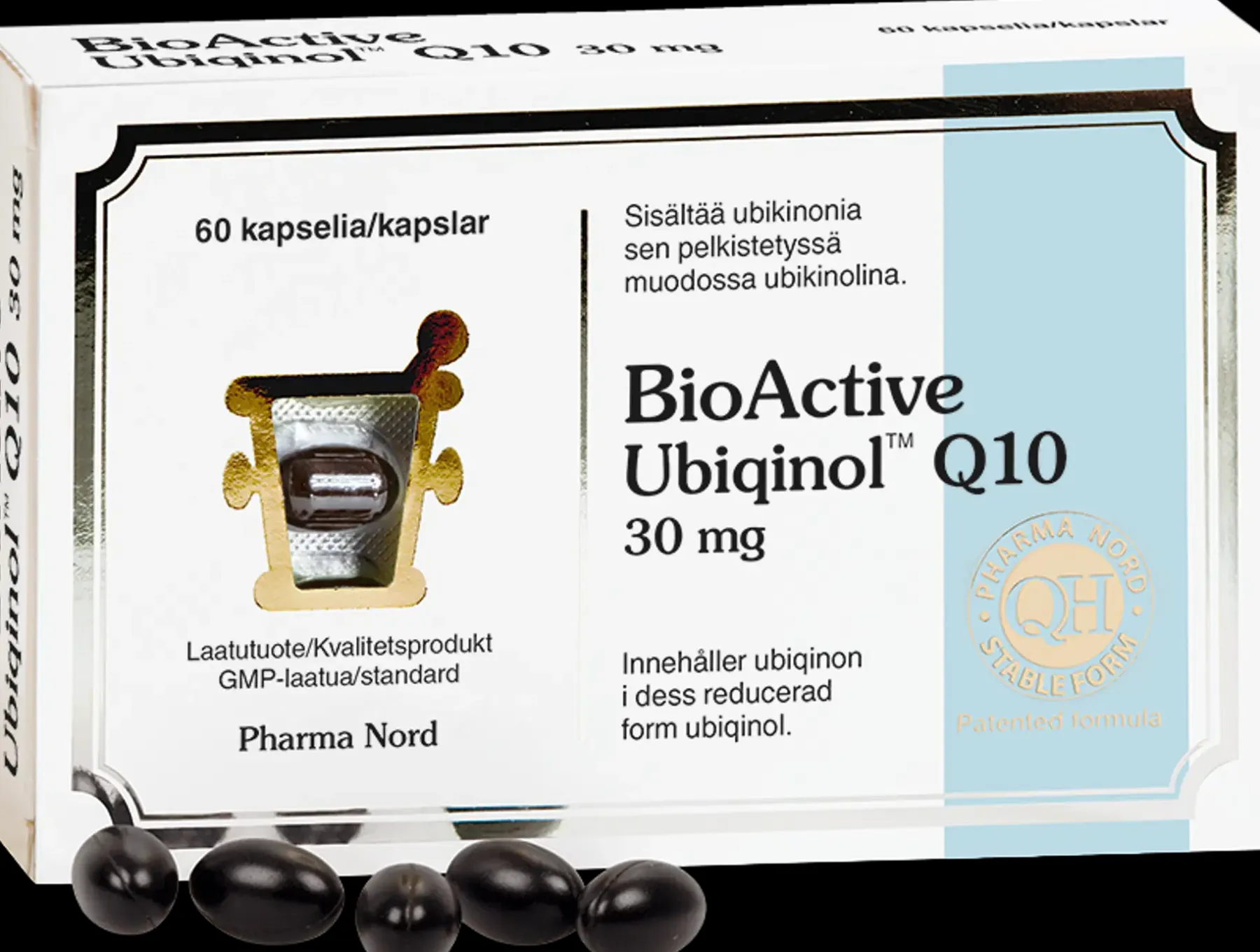 Discount BioActive Ubiqinol™ Q10 30 mg ravintolisä 60 kaps. Ubikinonit Ja Ubikinolit