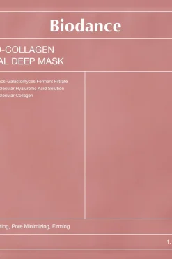 Biodance Korealainen Ihonhoito|Kasvojenhoito<Bio Collagen-Real Deep Mask kasvonaamio