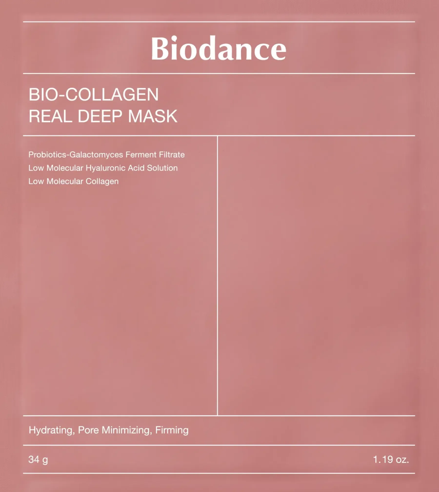 Best Bio Collagen-Real Deep Mask kasvonaamio Korealainen Ihonhoito|Kasvojenhoito