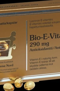 Pharma Nord Vitamiinit<Bio-E-Vitamin 290 mg ravintolisä 60 kaps.