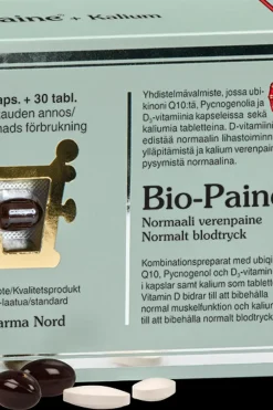Pharma Nord Erityisvalmisteet<Bio-Paine®+ Kalium ravintolisä 60 kaps. + 30 tabl.