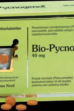 Online Bio-Pycnogenol®ravintolisä 120 tabl. Erityisvalmisteet