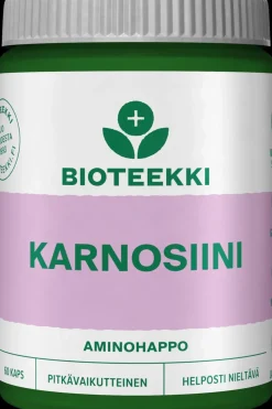 Bioteekki Aminohapot<Karnosiini ravintolisä 60 kaps.