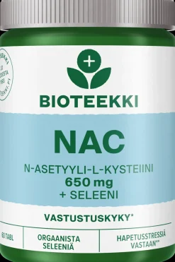 Best NAC 650 mg + Seleeni ravintolisä 60 tabl. Aminohapot