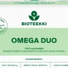 Bioteekki Omegat Ja Muut Rasvahapot<Omega Duo rasvahappovalmiste ravintolisä 120 kaps.