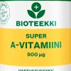 Bioteekki Vitamiinit<Super A-vitamiini ravintolisä 50 kaps.
