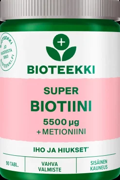 Bioteekki Kauneuden Hyvinvointivalmisteet<Super Biotiini 90 tabl