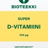 Clearance Super D-vitamiini 100 mikrog. ravintolisä 60 kaps. Vitamiinit