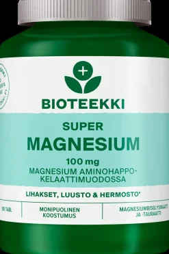 Bioteekki Kivennäis- Ja Hivenaineet<Super Magnesium ravintolisä 100 tabl.
