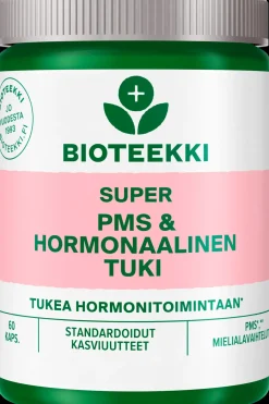 Bioteekki Erityisvalmisteet<Super PMS & Hormonaalinen tuki 60 kaps.