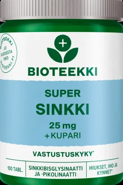 Online Super Sinkki ravintolisä 100 tabl. Kivennäis- Ja Hivenaineet