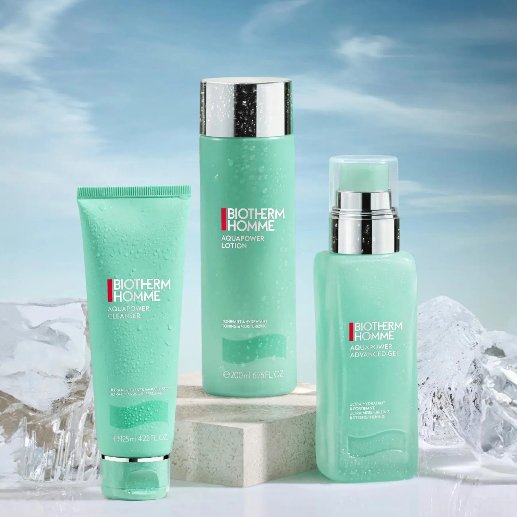 Biotherm Ihonhoito<Homme Aquapower Advanced Gel kasvovoide 75 ml