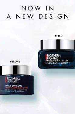 Online Homme Force Supreme Nightcare Black Mask yönaamio 50 ml Ihonhoito