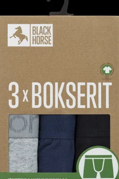 Online miesten bokserit 3-pack I125 Pluskoot|Alusvaatteet