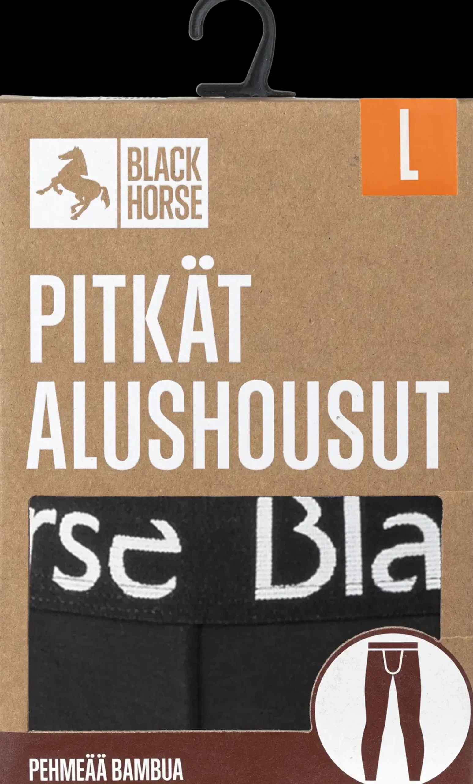 Black Horse Alusvaatteet<miesten pitkät bambu alushousut I52746