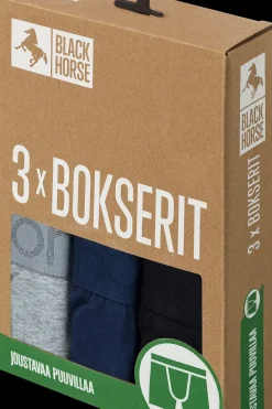 Black Horse Alusvaatteet<3-pack bokserit